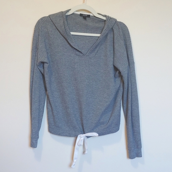 ALFANI Intimates Hoodie Waffle texture loungewear Size XS - Picture 1 of 5